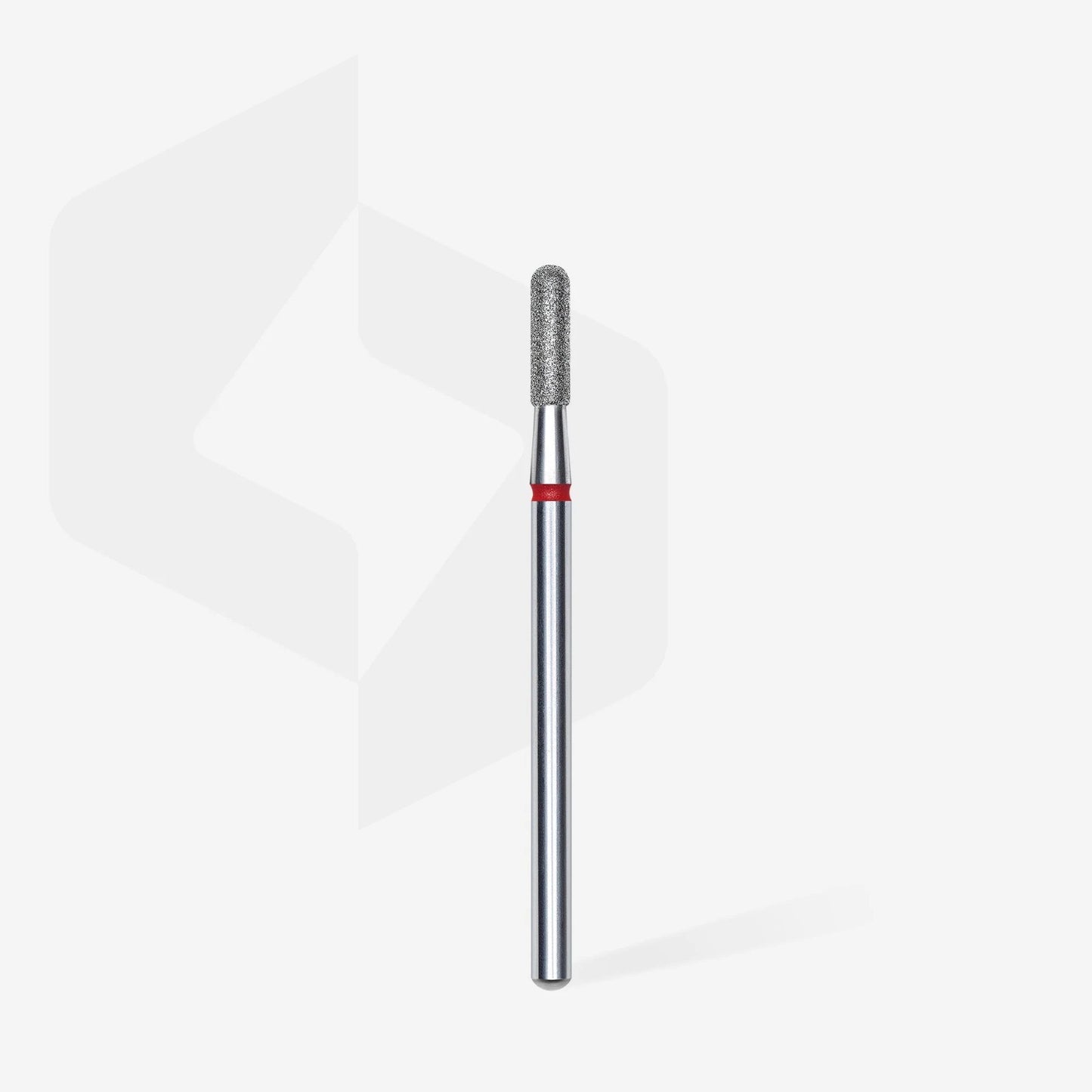 Diamond nail drill bit rounded cylinder red EXPERT head diameter 2,3 mm / working part 6,5 mm