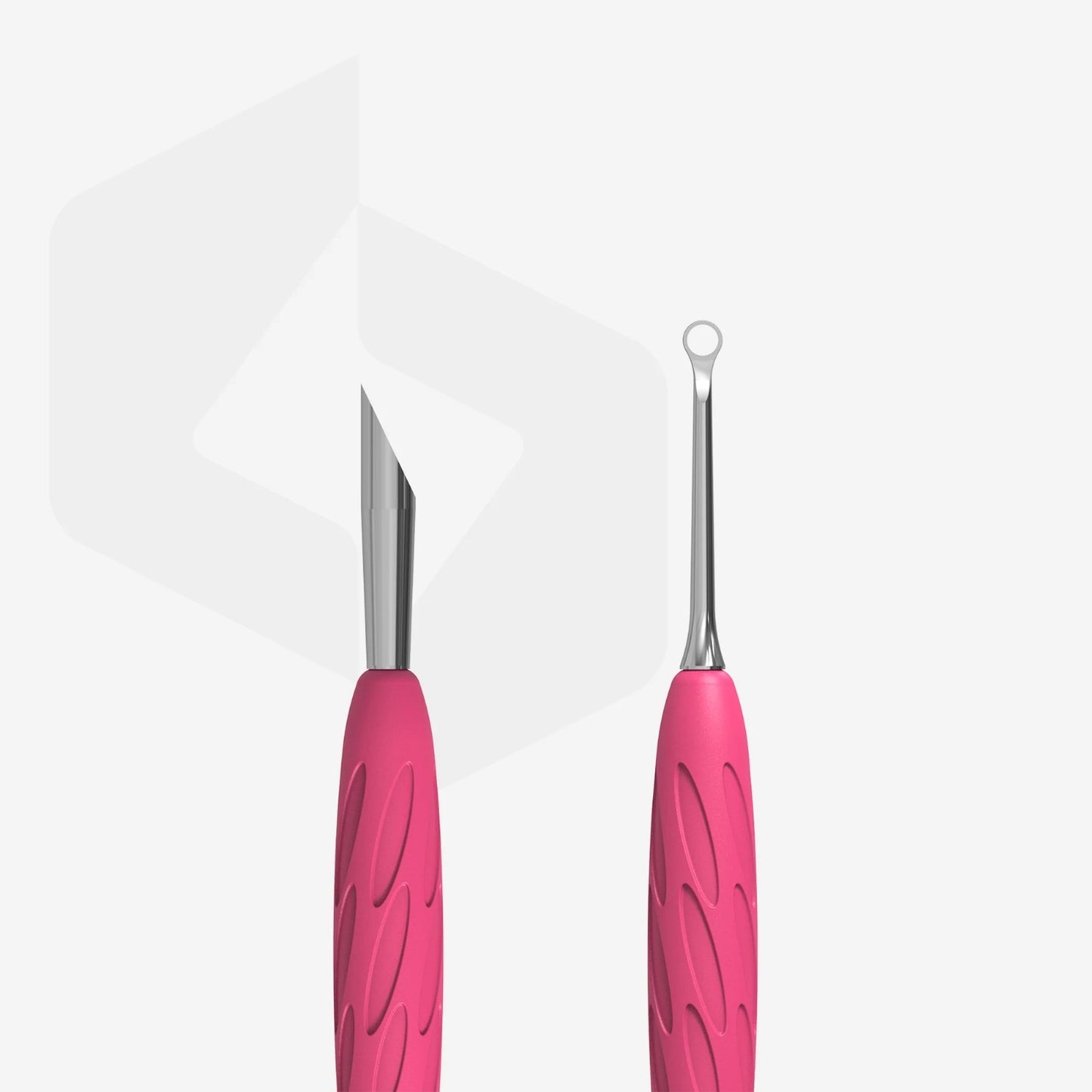 Manicure pusher Gummy with silicone handle UNIQ 11 TYPE 2