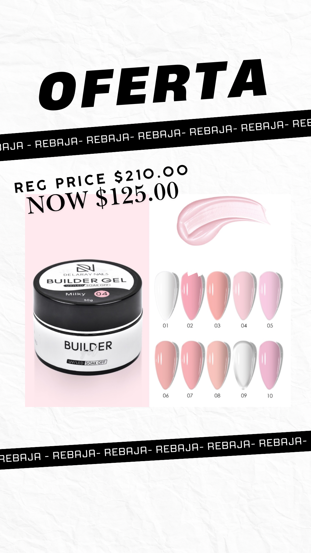 ON SALE 🔥🔥🔥BUILDER GEL COLLECTION 10 colores